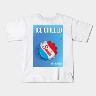 Ice Chilled ice cold Soda commercial Kids T-Shirt